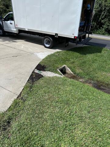 Discharge to the Roadside Ditch