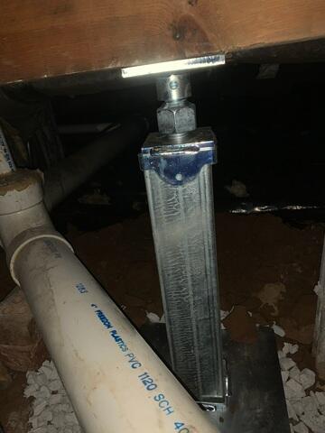 Crawl Space Support Post in Staffordsville, KY