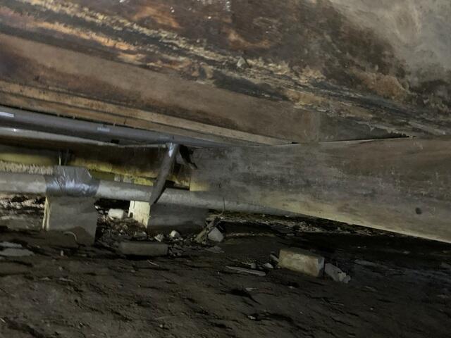Rotting Crawl Space Wood