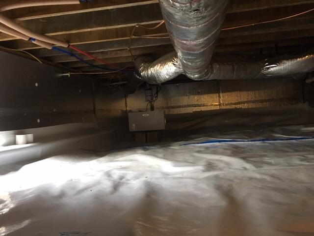 Crawl Space Insulation & Dehumidification in Rockholds, KY