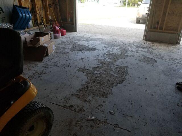 Before - Old Garage Slab