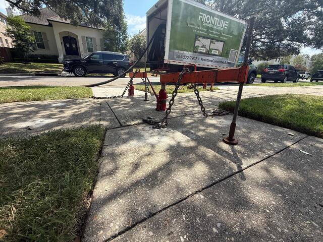 Sunken Concrete Slabs