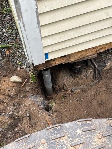 Helical Pier Drilled into Durable Soil