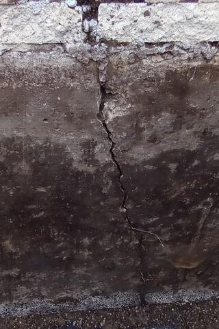 Exterior Foundation Crack Revealed