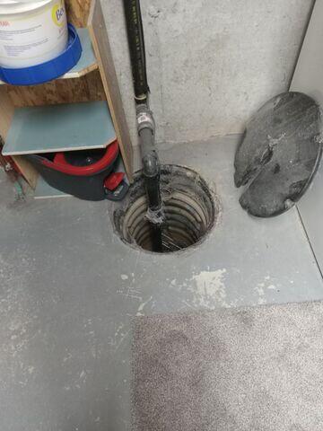 Sump Before
