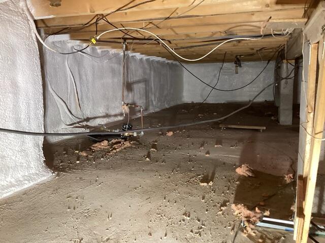 Concrete Floor Crawl Space