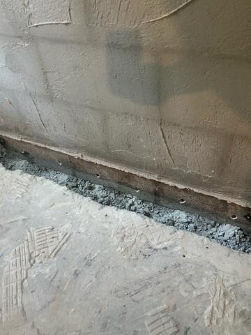 Weep Holes are Drilled