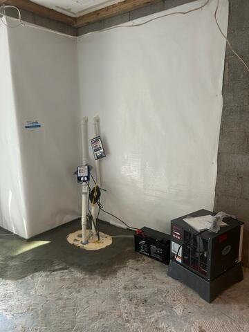 TripleSafe Sump Pump and SaniDry Sedona