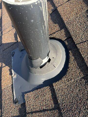 Cracked Roof Boot Seal in Loveland, OH