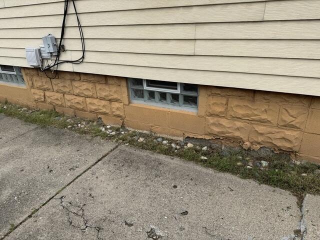 Block Foundation Water Damage
