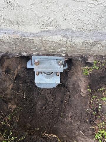 Complete Push Pier Installation