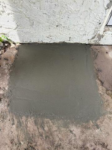 Concrete Replacement to Conceal Push Piers