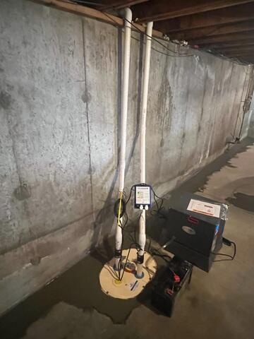 SaniDry Sedona Dehumidifier & TripleSafe Sump Pump