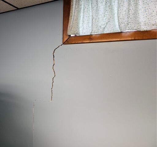 Interior Foundation Crack