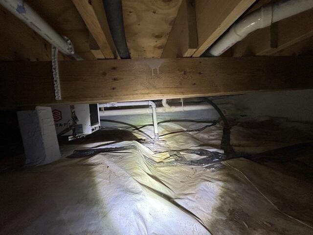 Before - Old Vapor Barrier