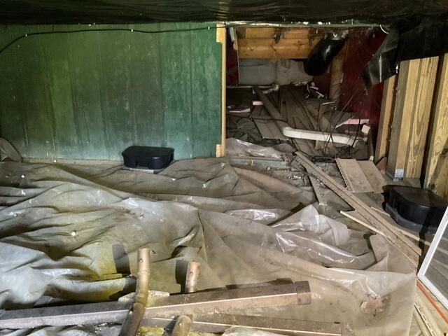 Damp Crawl Space