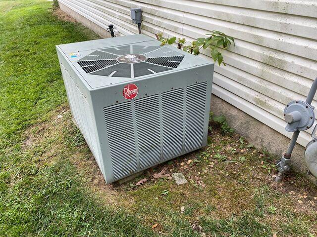 Old Central Air Conditioner