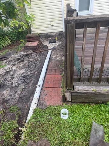 Installing a Drainage System