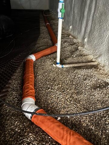 StarPipe in crawl space