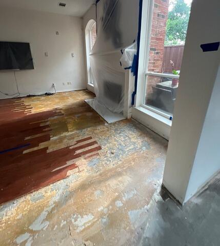 Water damage  repaired restoration in Plano
