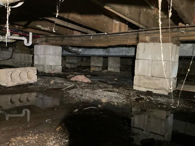 Flooded Crawl Space