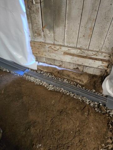 TrenchDrain Added In Front of the Door