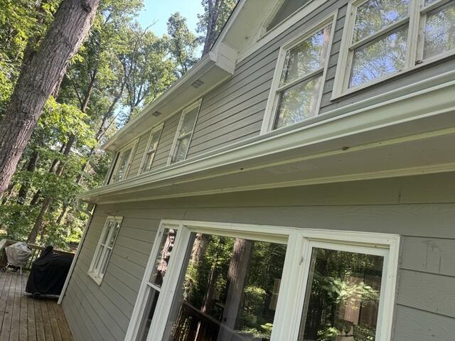 No more water pouring on the deck