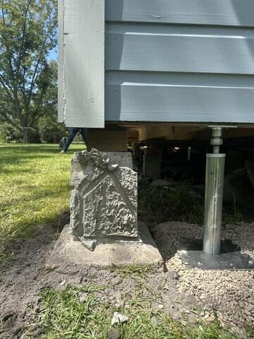 Leveling an Old Home in Alapaha, GA