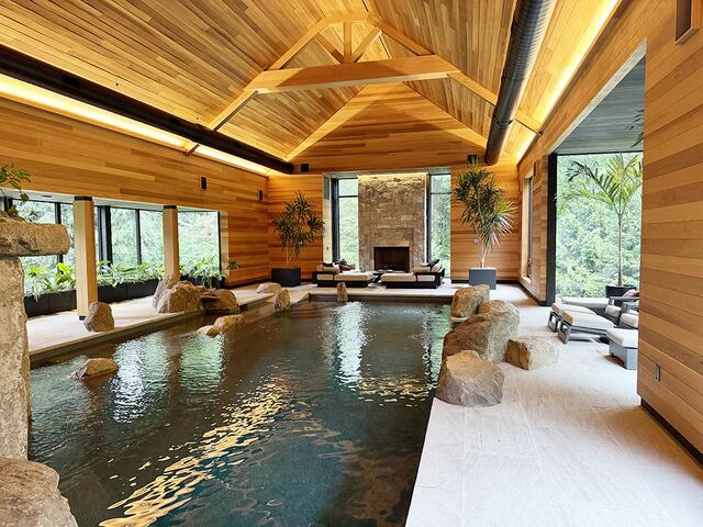 Luxury Wellness Center Indoor Pool with Smarthome Automation