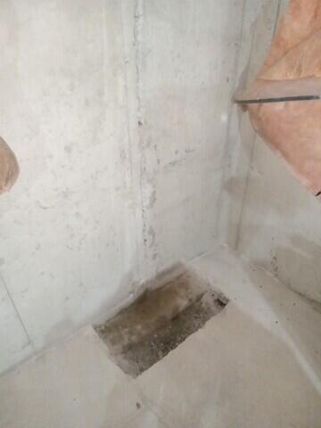old repaire ground off and floor opened