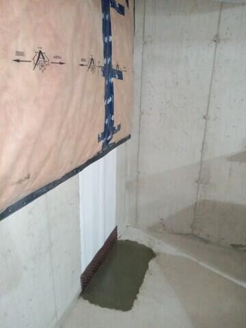 Floor reconcreted back
