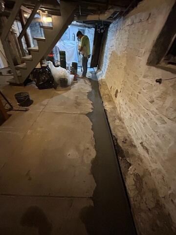 Basement (back wall)