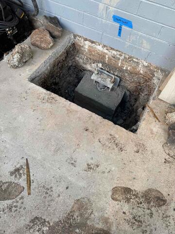 13 push piers, 10 smart jacks, 13 concrete R&R and 20 Shear Component.