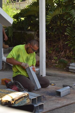 13 push piers, 10 smart jacks, 13 concrete R&R and 20 Shear Component.