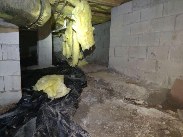 Crawl Space During Inspection