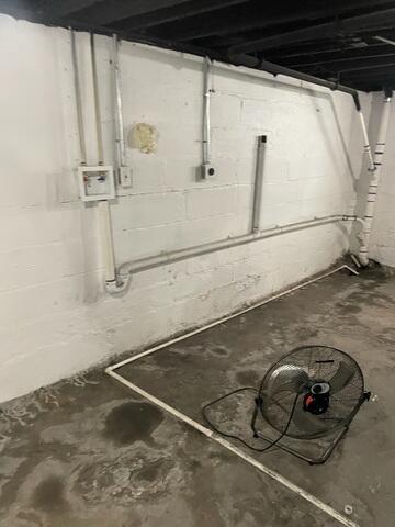 Basement Before Waterproofing