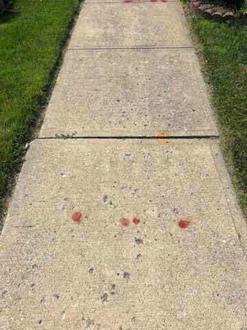 Before Sidewalk Repair