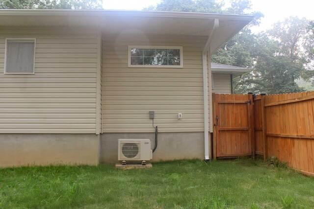 Back of Home with Gate