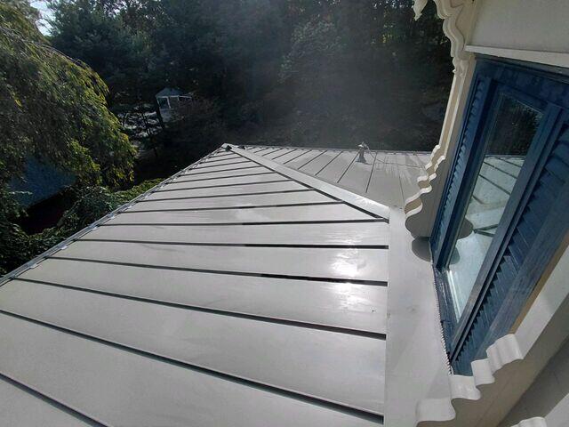 Metal Roof after cleaning
