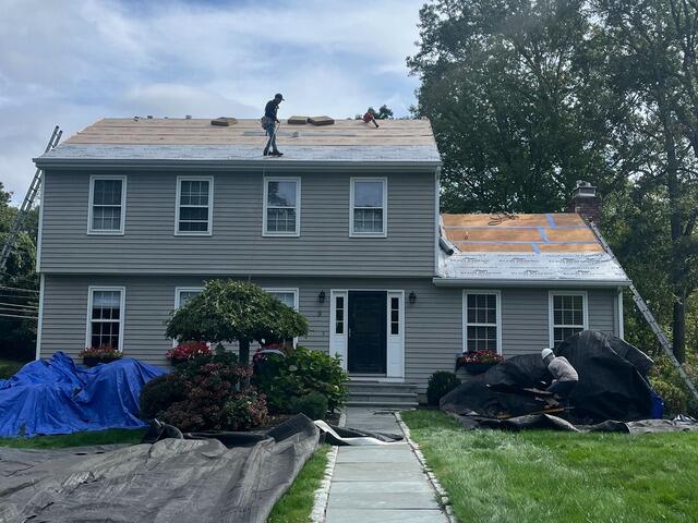 Underlayment Is Applied