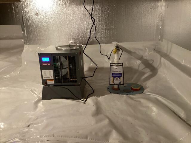 SaniDry Sedona Dehumidifier & SmartSump Crawl Space Sump Pump