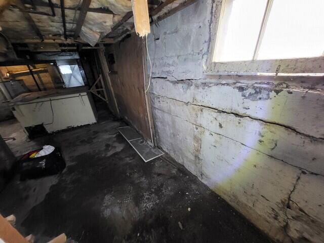 Severely bowing wall
