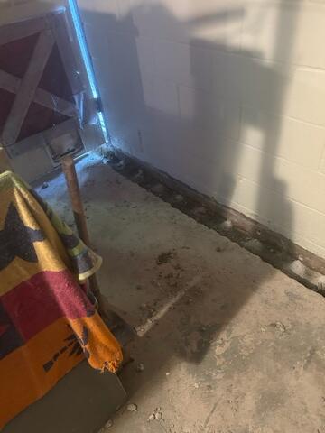 Able to waterproof concrete block foundation walls