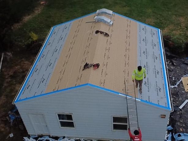 The Underlayment Is Installed