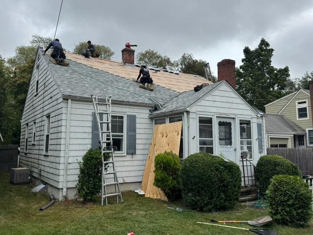 New Shingles Are Installed