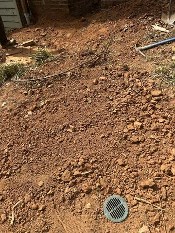 Completed Drainage Installation - Advance, NC