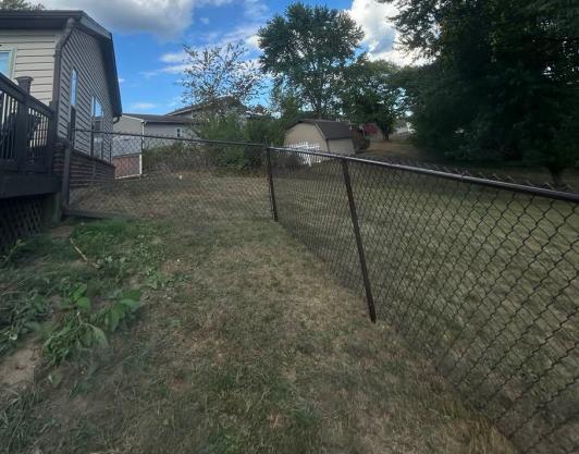 4' High Brown Chain Link Fence.
