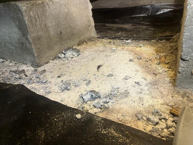 Before CleanSpace© - A Dirty Crawl Space