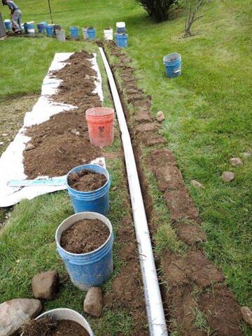 Discharge Line Installation