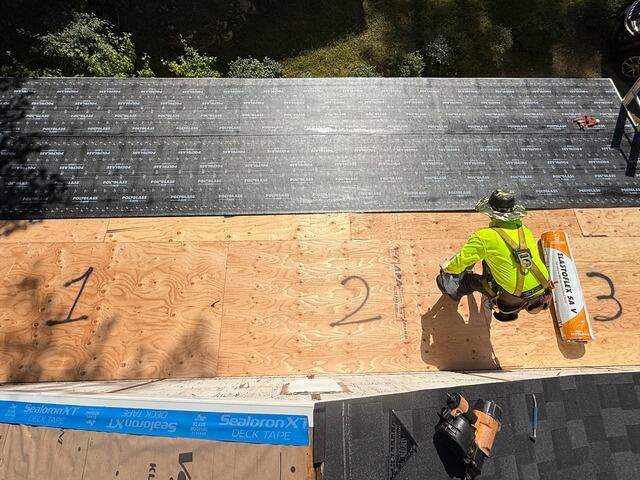 SBS Roof Base Is Installed